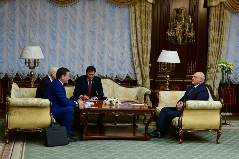 Александр Лукашенко и Глеб Никитин провели рабочую встречу в Минске